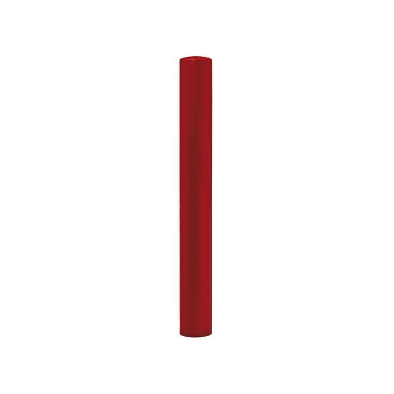 Cityscape Direct Dome Top Steel Bollard 114mm diameter / Burgundy (RAL 3004) / Zinc Primed and Painted