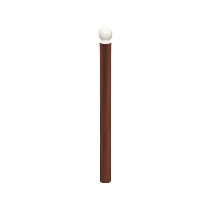 Cityscape Direct Province Sphere 'High Visibility' Bollard 114mm diameter / Corten Effect