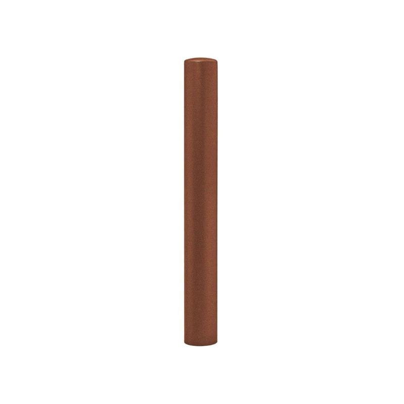 Cityscape Direct Dome Top Steel Bollard 114mm diameter / Corten Effect / Zinc Primed and Painted
