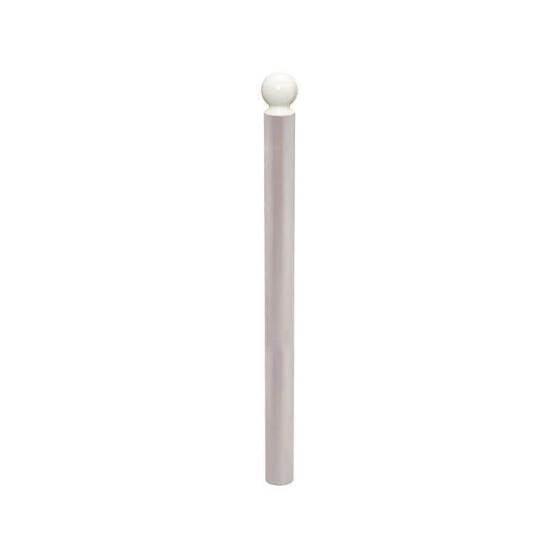 Cityscape Direct Province Sphere 'High Visibility' Bollard 114mm diameter / Light Grey (RAL 7044)