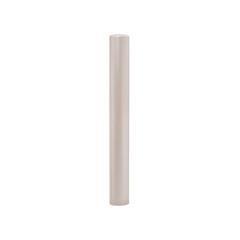 Cityscape Direct Dome Top Steel Bollard 114mm diameter / Light Grey (RAL 7044) / Zinc Primed and Painted