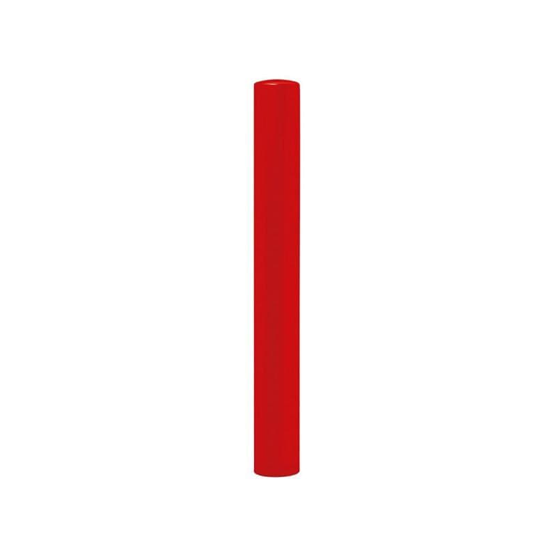 Cityscape Direct Dome Top Steel Bollard 114mm diameter / Red (RAL 3020) / Zinc Primed and Painted