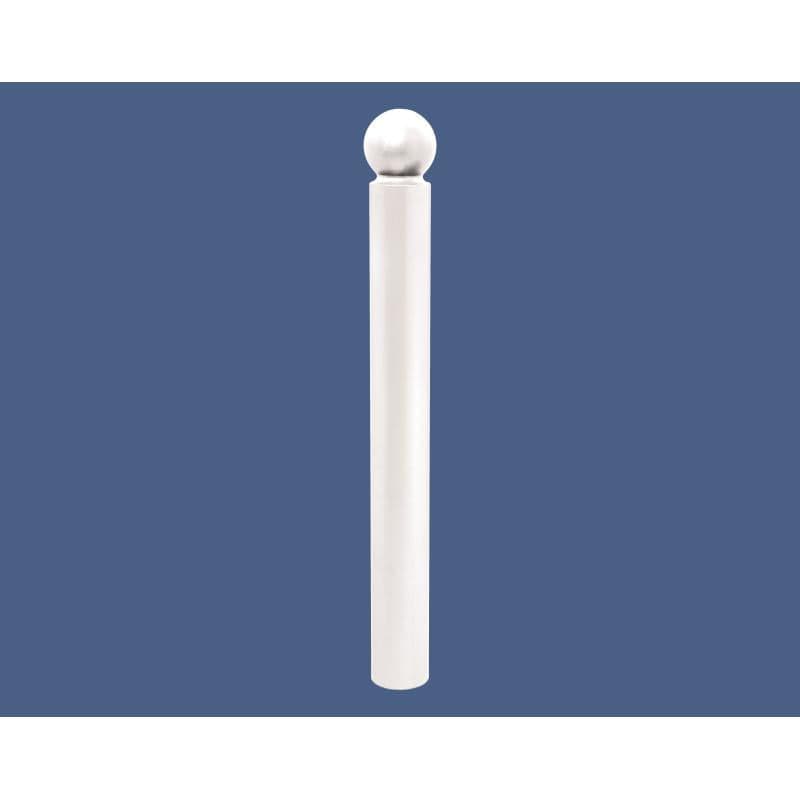 Cityscape Direct Province Sphere Bollard 114mm diameter / White (RAL 9010)