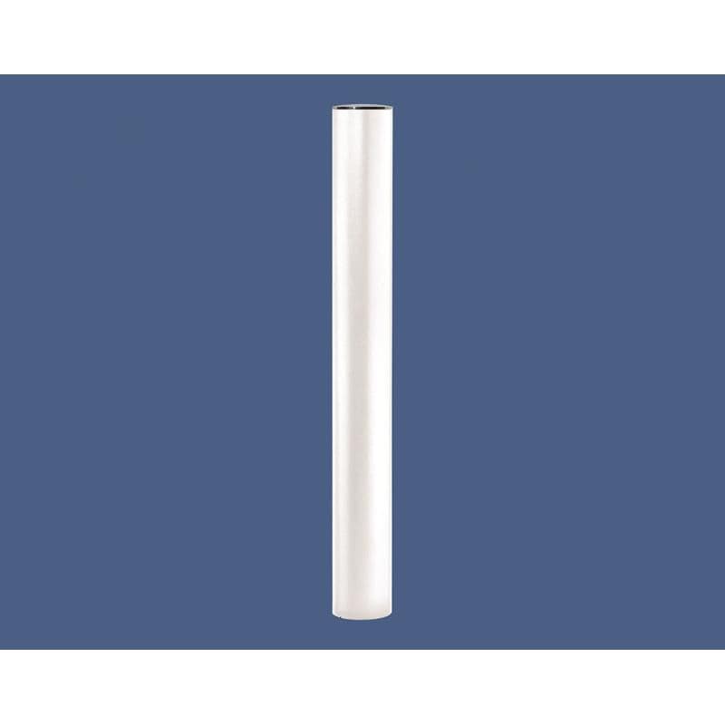 Cityscape Direct Province Brushed Steel Bollard 114mm diameter / White (RAL 9010) / Standard (10mm)