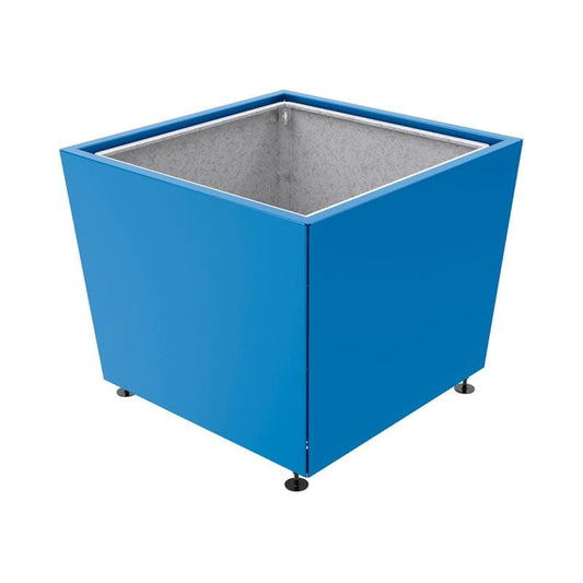 Cityscape Direct Olbia Planter 1170 x 1170 x 975mm high / Blue (RAL 5010) / With inserts for use with lifting rings