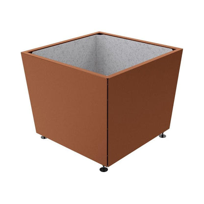 Cityscape Direct Olbia Planter 1170 x 1170 x 975mm high / Corten Effect / Galvanised steel