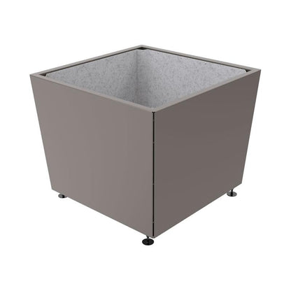 Cityscape Direct Olbia Planter 1170 x 1170 x 975mm high / Procity Grey / Galvanised steel