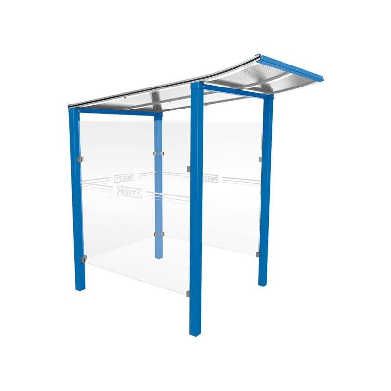 Cityscape Direct Modulo Cash/Ticket Machine Shelter 1300mm / Blue (RAL 5010) / Concreting