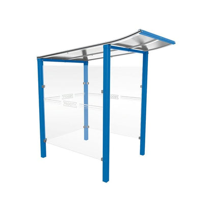 Cityscape Direct Modulo Cash/Ticket Machine Shelter 1300mm / Blue (RAL 5010) / Concreting