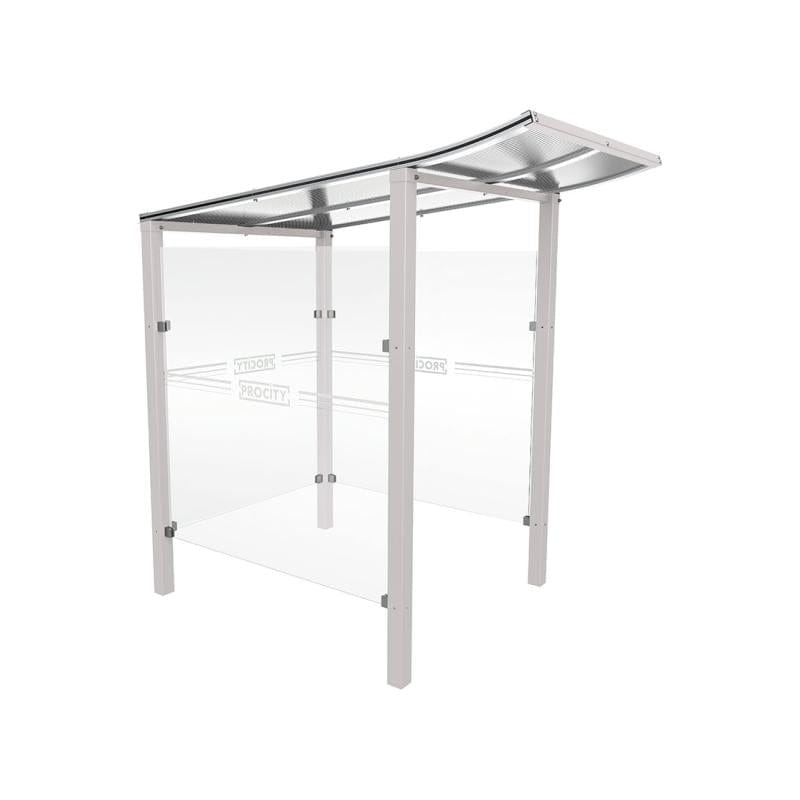Cityscape Direct Modulo Cash/Ticket Machine Shelter 1300mm / Light Grey (RAL 7044) / Concreting