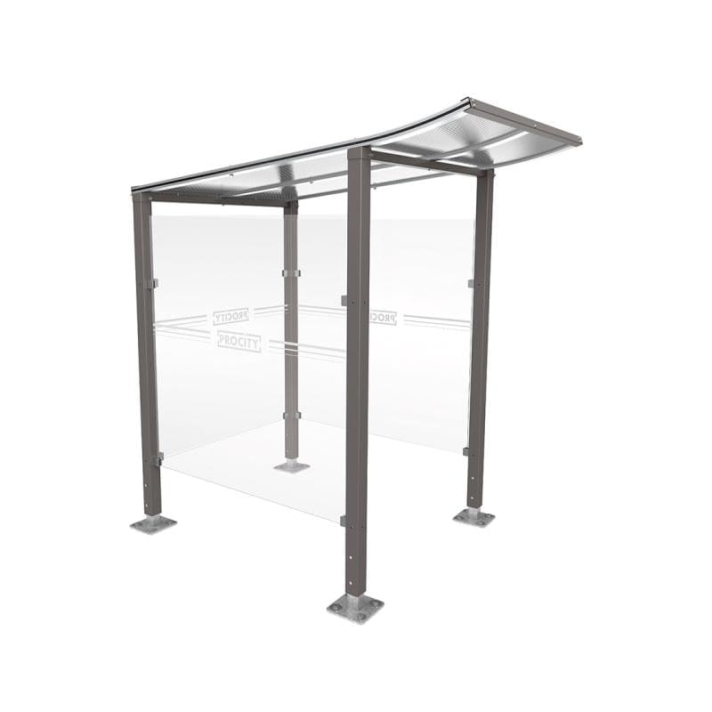 Cityscape Direct Modulo Cash/Ticket Machine Shelter 1300mm / Procity Grey / Base Plates