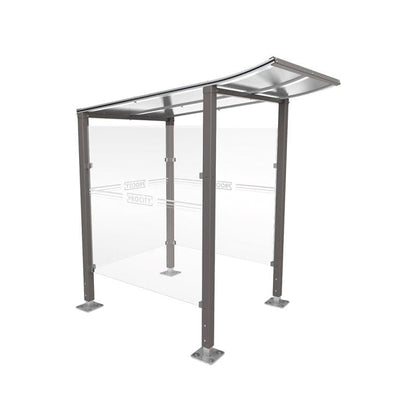 Cityscape Direct Modulo Cash/Ticket Machine Shelter 1300mm / Procity Grey / Base Plates