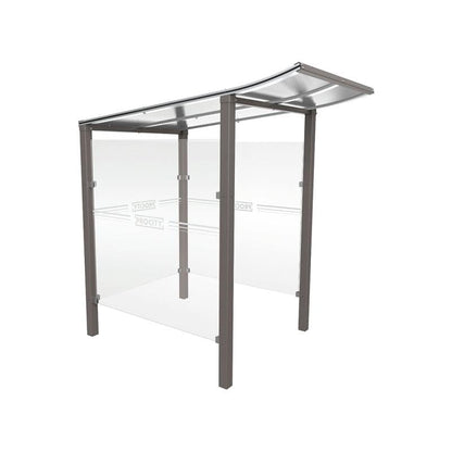 Cityscape Direct Modulo Cash/Ticket Machine Shelter 1300mm / Procity Grey / Concreting