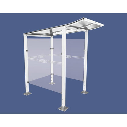 Cityscape Direct Modulo Cash/Ticket Machine Shelter 1300mm / White (RAL 9010) / Base Plates