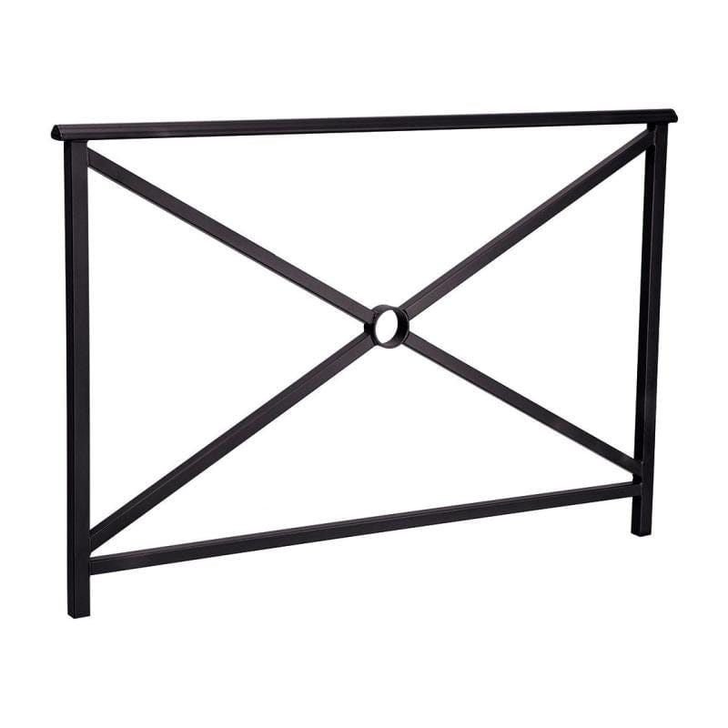 Cityscape Direct Lisbon Railing 1500mm / Cross / Black (RAL 9005)