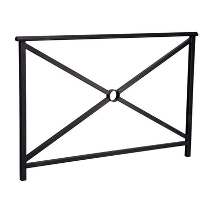 Cityscape Direct Lisbon Railing 1500mm / Cross / Black (RAL 9005)