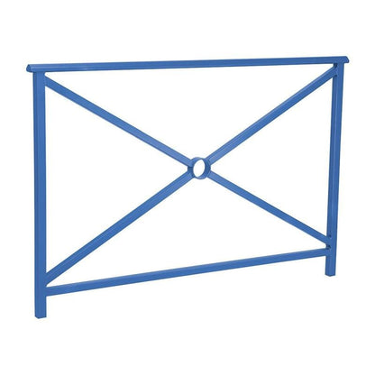 Cityscape Direct Lisbon Railing 1500mm / Cross / Blue (RAL 5010)