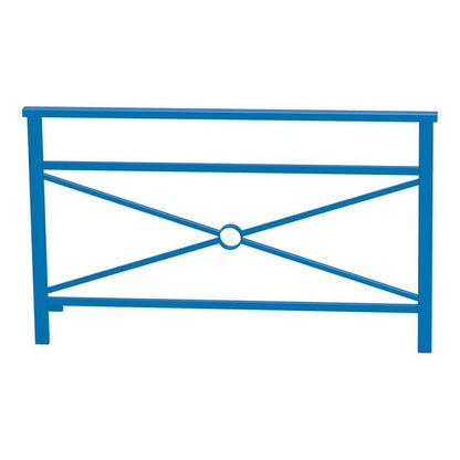 Cityscape Direct Venice Railing 1500mm / Cross / Blue (RAL 5010)