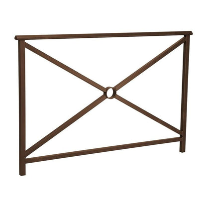 Cityscape Direct Lisbon Railing 1500mm / Cross / Brown (RAL 8017)