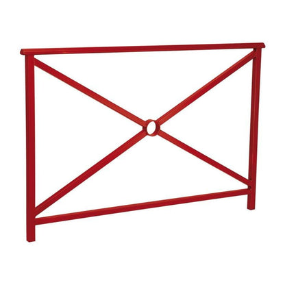 Cityscape Direct Lisbon Railing 1500mm / Cross / Burgundy (RAL 3004)