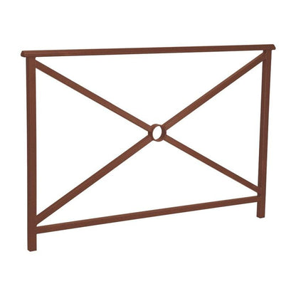 Cityscape Direct Lisbon Railing 1500mm / Cross / Corten Effect