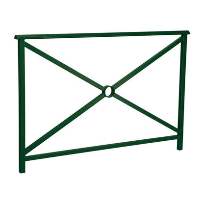 Cityscape Direct Lisbon Railing 1500mm / Cross / Green (RAL 6005)
