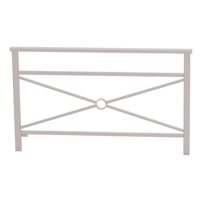 Cityscape Direct Venice Railing 1500mm / Cross / Light Grey (RAL 7044)