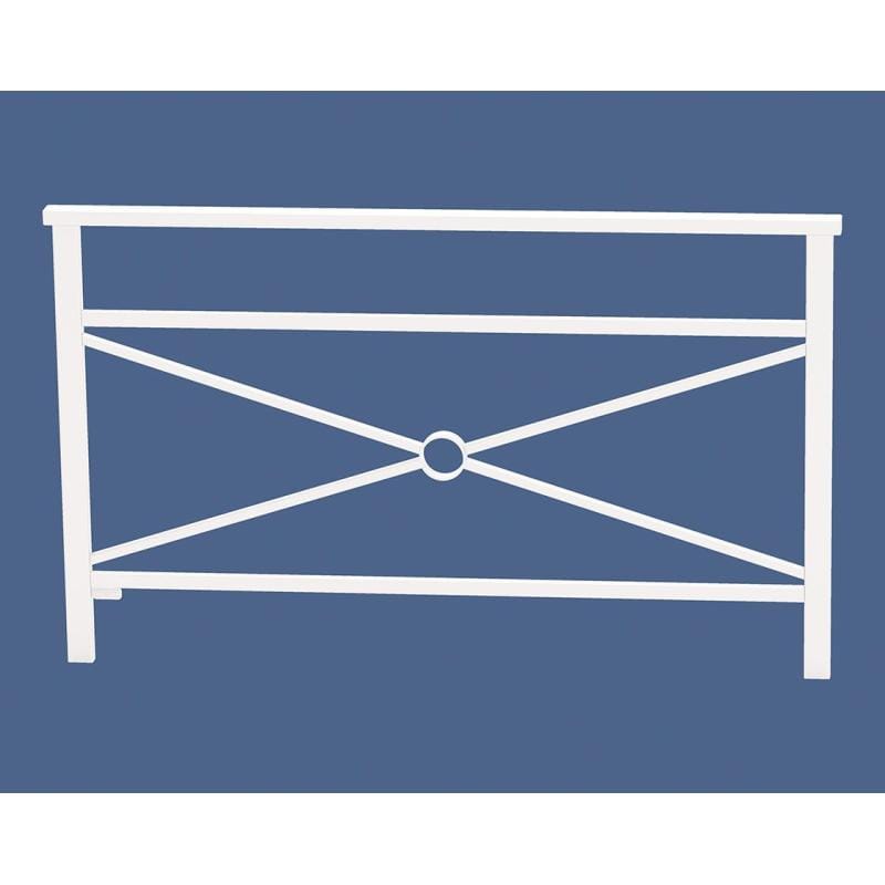 Cityscape Direct Venice Railing 1500mm / Cross / White (RAL 9010)