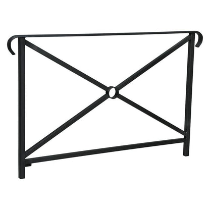Cityscape Direct Heritage Railing 1500mm (Double Grip) / Cross / Black (RAL 9005)