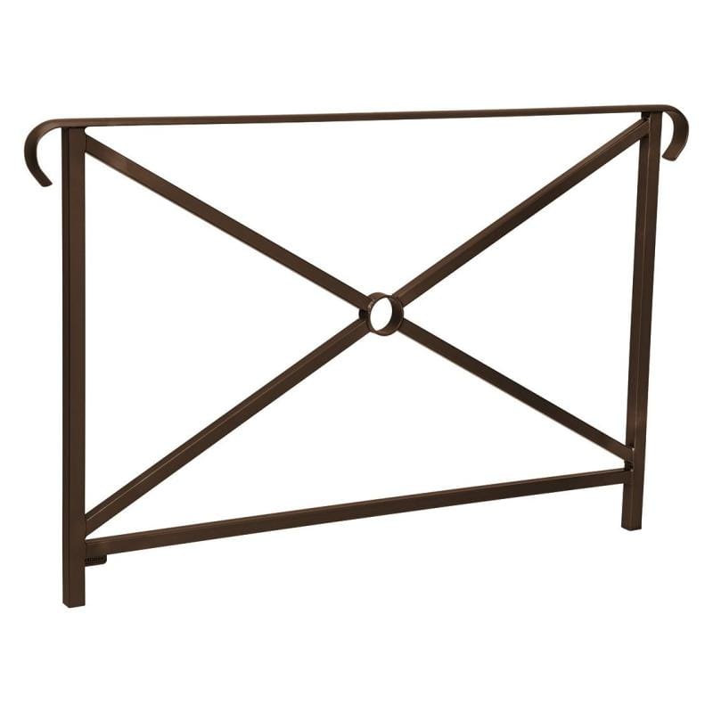 Cityscape Direct Heritage Railing 1500mm (Double Grip) / Cross / Brown (RAL 8017)