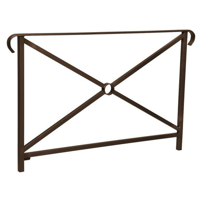 Cityscape Direct Heritage Railing 1500mm (Double Grip) / Cross / Brown (RAL 8017)