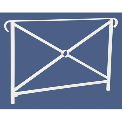 Cityscape Direct Heritage Railing 1500mm (Double Grip) / Cross / White (RAL 9010)