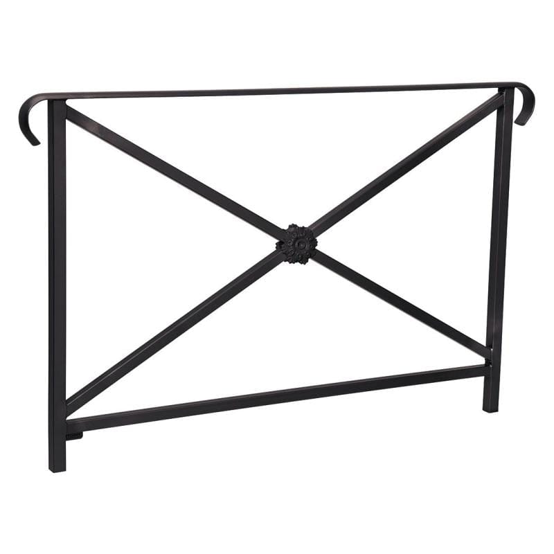 Cityscape Direct Heritage Railing 1500mm (Double Grip) / Rosette / Black (RAL 9005)