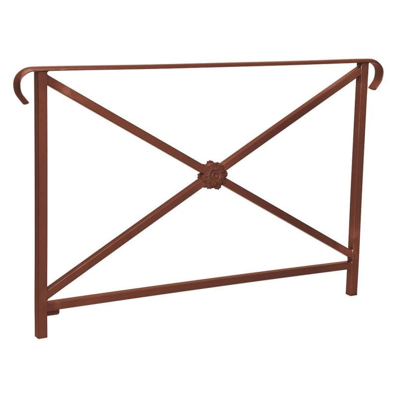 Cityscape Direct Heritage Railing 1500mm (Double Grip) / Rosette / Corten Effect