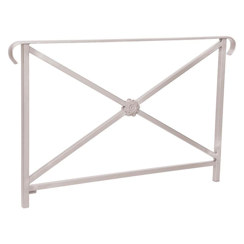 Cityscape Direct Heritage Railing 1500mm (Double Grip) / Rosette / Light Grey (RAL 7044)