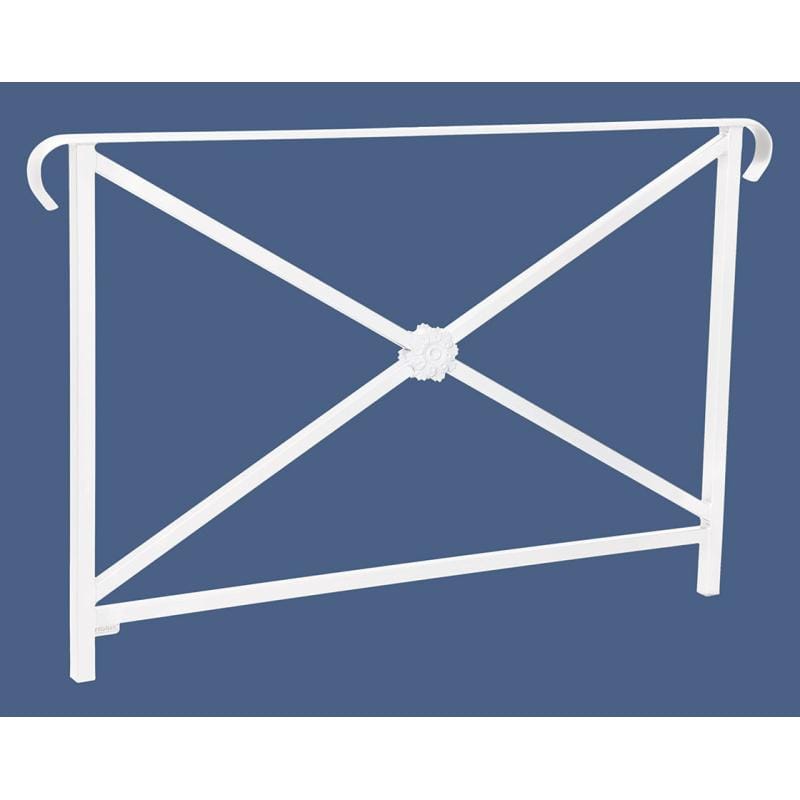 Cityscape Direct Heritage Railing 1500mm (Double Grip) / Rosette / White (RAL 9010)