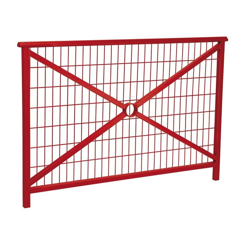 Cityscape Direct Lisbon Railing 1500mm / Mesh / Burgundy (RAL 3004)