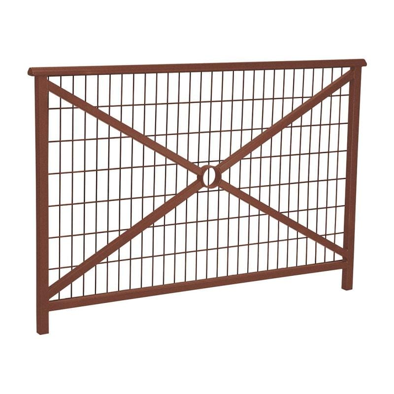 Cityscape Direct Lisbon Railing 1500mm / Mesh / Corten Effect