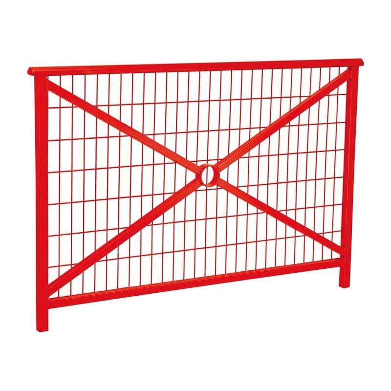 Cityscape Direct Lisbon Railing 1500mm / Mesh / Red (RAL 3020)