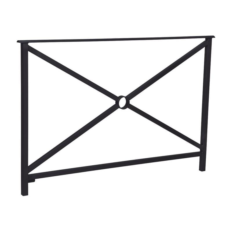 Cityscape Direct Heritage Railing 1500mm (No Grip) / Cross / Black (RAL 9005)