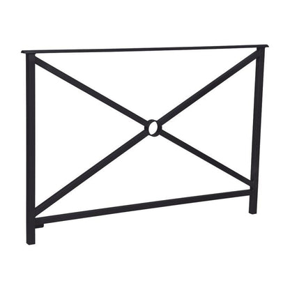 Cityscape Direct Heritage Railing 1500mm (No Grip) / Cross / Black (RAL 9005)
