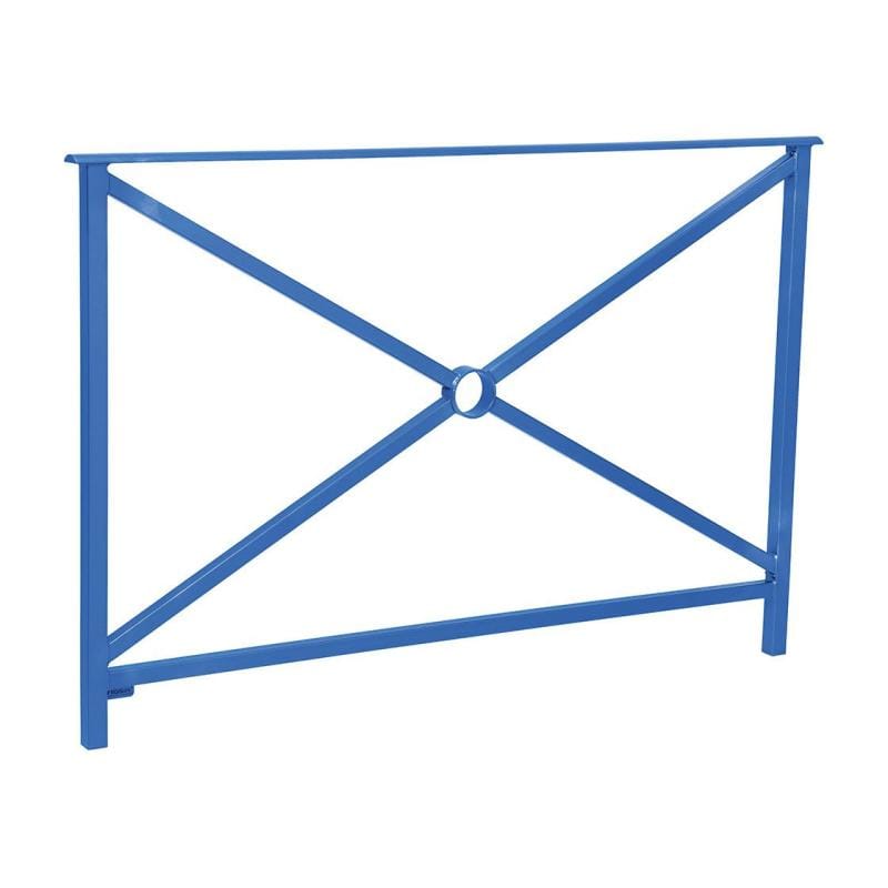 Cityscape Direct Heritage Railing 1500mm (No Grip) / Cross / Blue (RAL 5010)