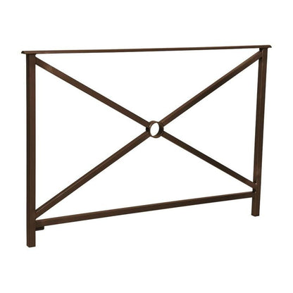 Cityscape Direct Heritage Railing 1500mm (No Grip) / Cross / Brown (RAL 8017)