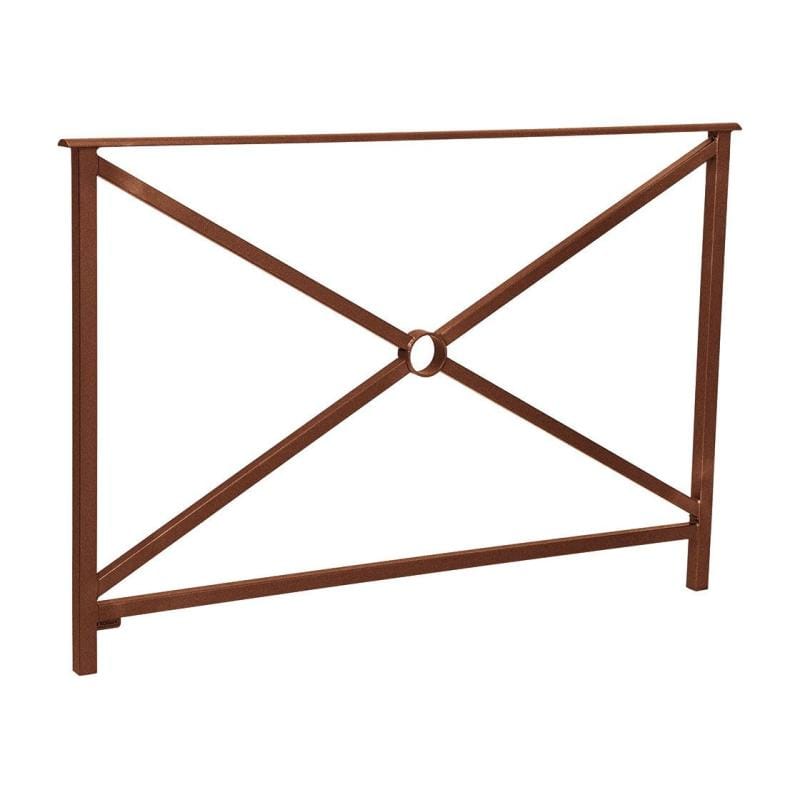 Cityscape Direct Heritage Railing 1500mm (No Grip) / Cross / Corten Effect