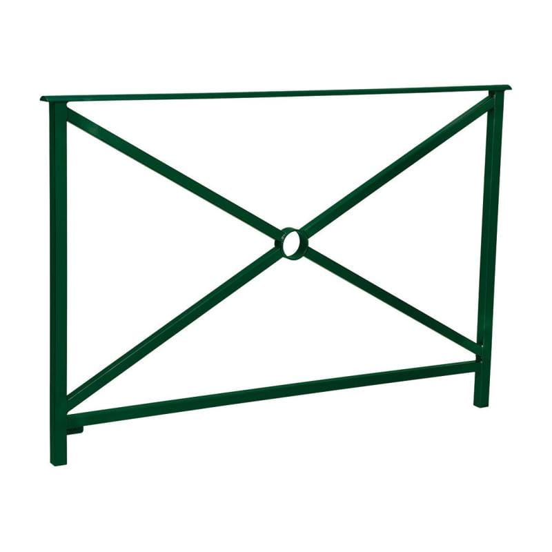 Cityscape Direct Heritage Railing 1500mm (No Grip) / Cross / Green (RAL 6005)