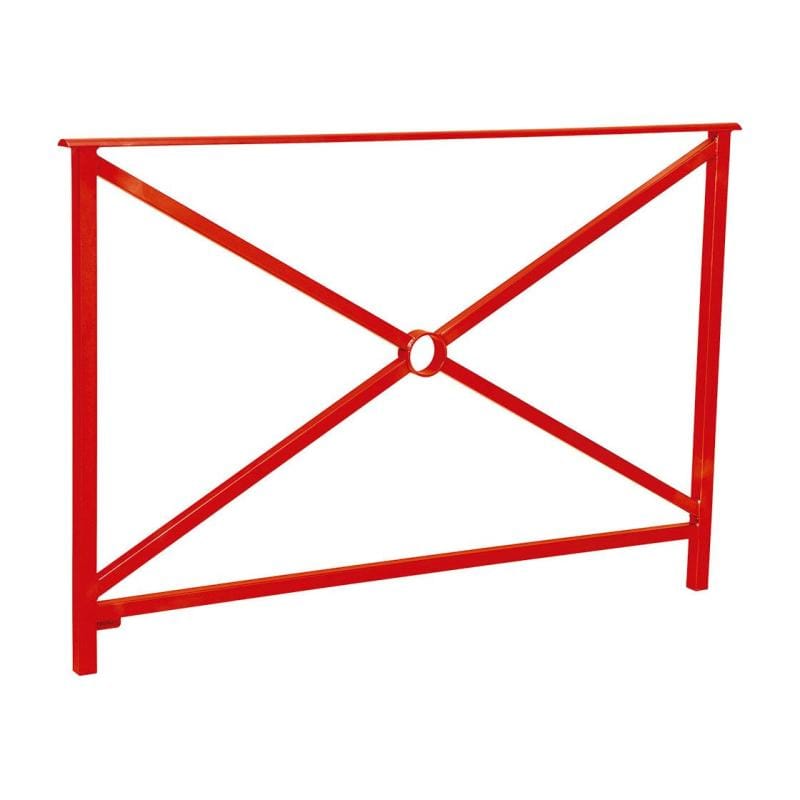 Cityscape Direct Heritage Railing 1500mm (No Grip) / Cross / Red (RAL 3020)