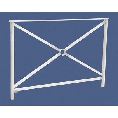 Cityscape Direct Heritage Railing 1500mm (No Grip) / Cross / White (RAL 9010)