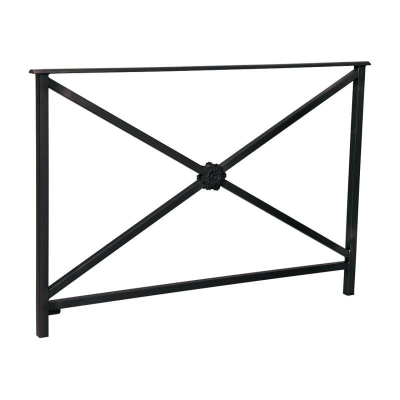 Cityscape Direct Heritage Railing 1500mm (No Grip) / Rosette / Black (RAL 9005)