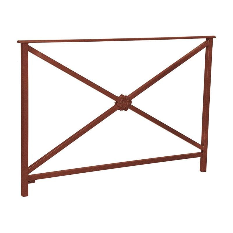 Cityscape Direct Heritage Railing 1500mm (No Grip) / Rosette / Corten Effect