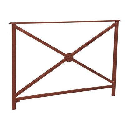 Cityscape Direct Heritage Railing 1500mm (No Grip) / Rosette / Corten Effect